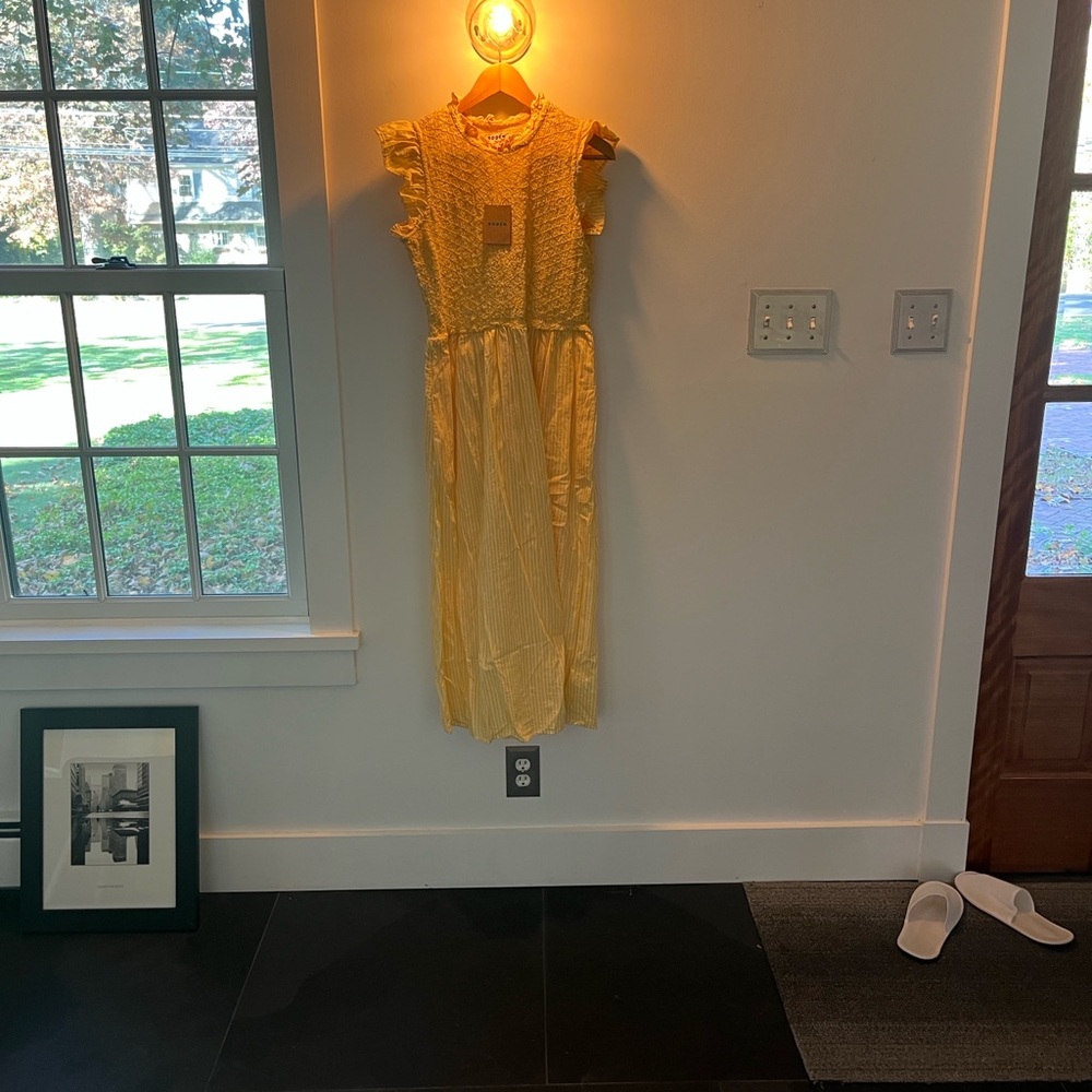 Boden Sunny Yellow Textured Top